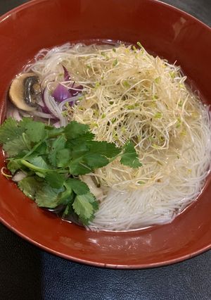 海外で作ったヘルシー野菜フォー麺-レシピのメイン写真
