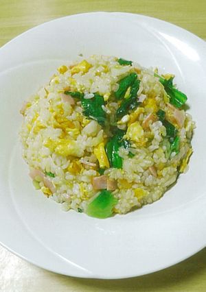 やさいも食べよう！レタスチャーハン-レシピのメイン写真