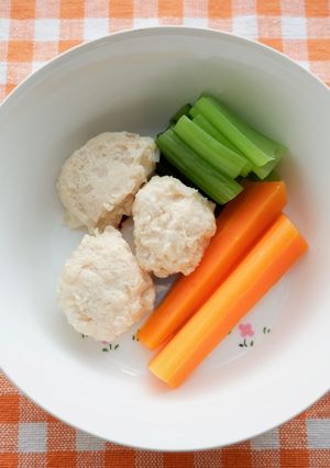 離乳食やわらか肉だんご（９か月頃～）-レシピのメイン写真