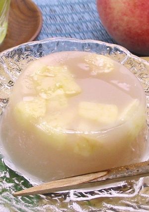 桃入りひんやり水ようかん-レシピのメイン写真