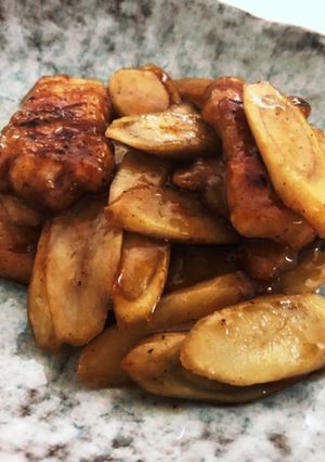 簡単15分！豚バラとごぼうのコッ照り煮-レシピのメイン写真