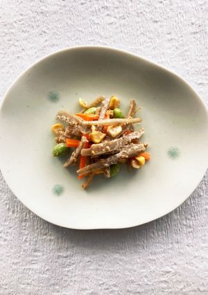 旬の枝豆・とうもろこしで牛蒡サラダ-レシピのメイン写真