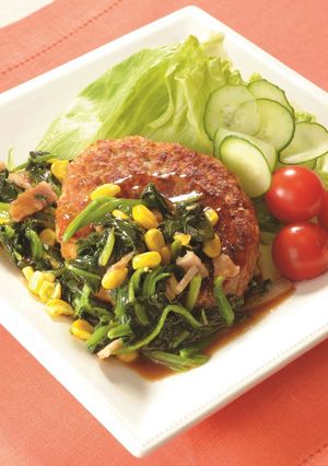 ハンバーグバター醤油焼き-レシピのメイン写真