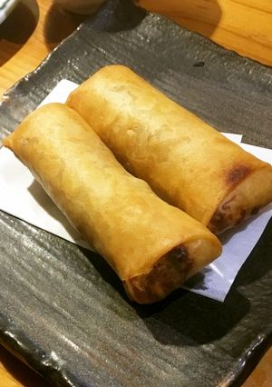 アカモク納豆チーズのねばトロ焼き春巻き-レシピのメイン写真