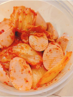 簡単90秒でできる☆魚肉ソーセージキムチ-レシピのメイン写真