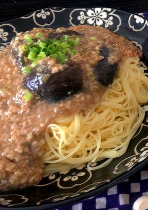 冷たいナスのあんかけカッペリーニの作り方-レシピのメイン写真