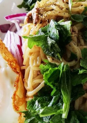 糖質０麺で紫蘇香るアンチョビパスタ-レシピのメイン写真