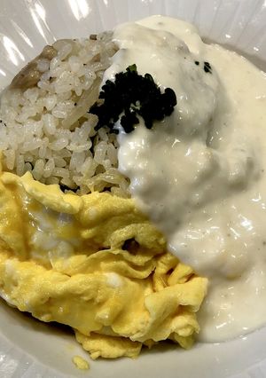 子供大好き!オムクリームご飯-レシピのメイン写真