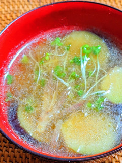 みょうがと茄子の味噌汁-レシピのメイン写真