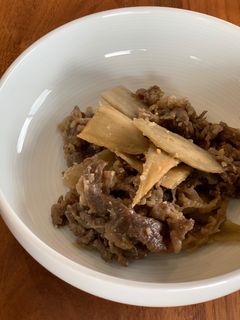 牛肉とごぼうの味噌炒め-レシピのメイン写真