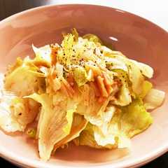 รูปของ サッとおつまみ！なめ茸とレタスの和え物