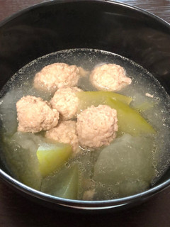 冬瓜と豚団子のおかずスープ(あさイチ)-レシピのメイン写真