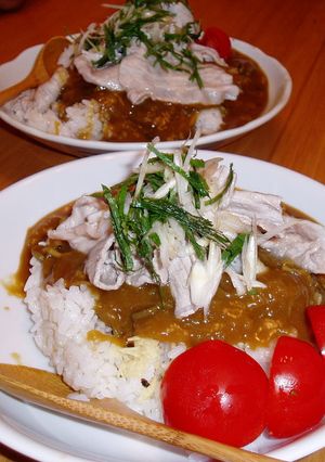 Cal控えめでも美味しい♪豚しゃぶカレー-レシピのメイン写真