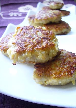 カレー風味のチキンばーぐ-レシピのメイン写真