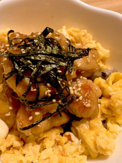 てりたまチキン丼-レシピのメイン写真