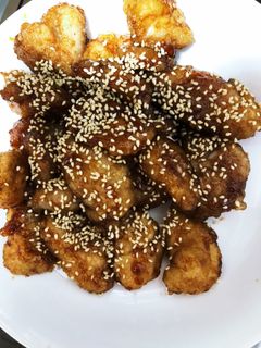 簡単。鶏肉の唐揚げ風照り焼き-レシピのメイン写真