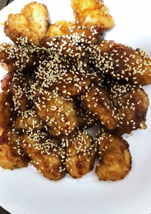 簡単。鶏肉の唐揚げ風照り焼き-レシピのメイン写真