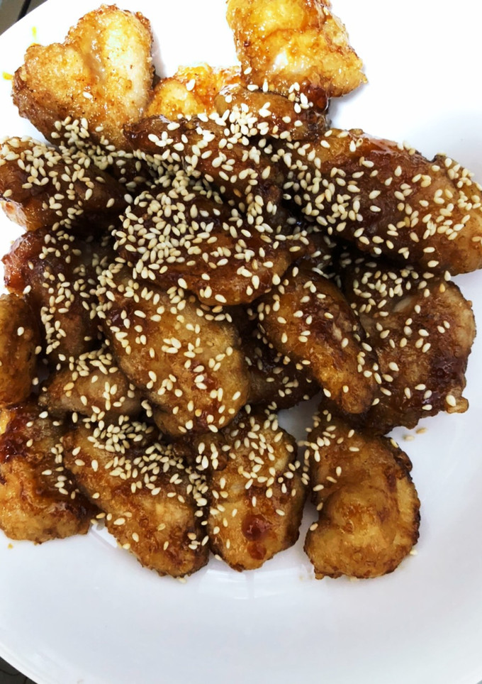 簡単。鶏肉の唐揚げ風照り焼き-レシピのメイン写真