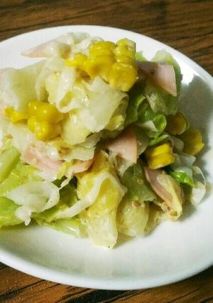 キャベツの和風マヨサラダ-レシピのメイン写真
