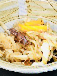 【郷土食】切干大根とほたるいかの煮物-レシピのメイン写真