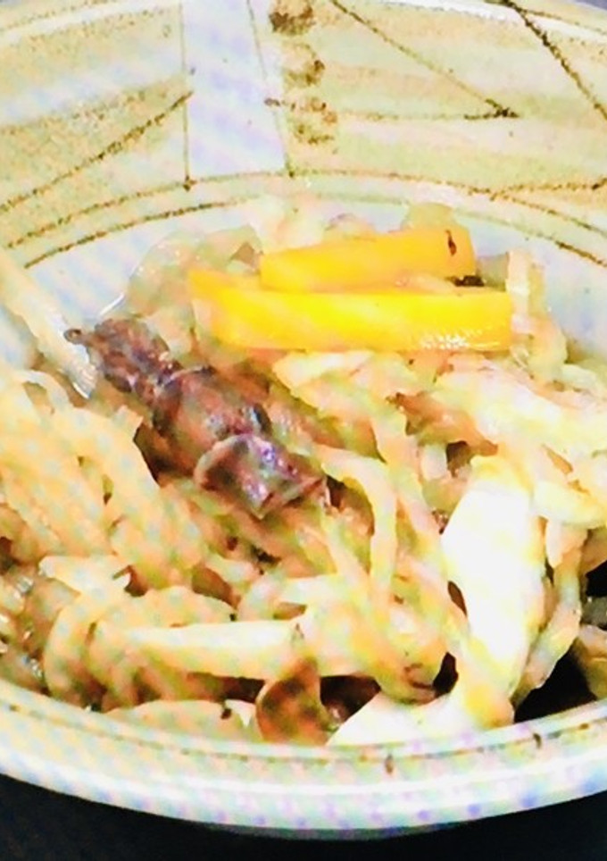 【郷土食】切干大根とほたるいかの煮物-レシピのメイン写真