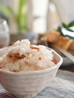 梅干しの炊き込みご飯【冷凍作り置き】-レシピのメイン写真