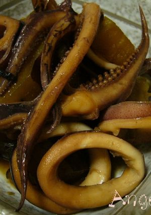 ♪イカとサツマイモの煮物♪-レシピのメイン写真