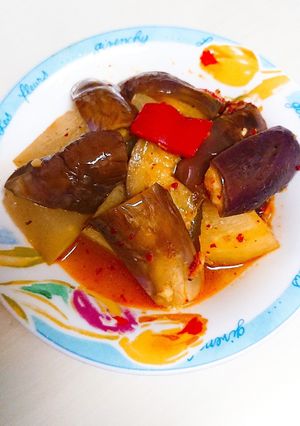 冬瓜と茄子の冷たいピリ辛甘煮☆夏バテ-レシピのメイン写真