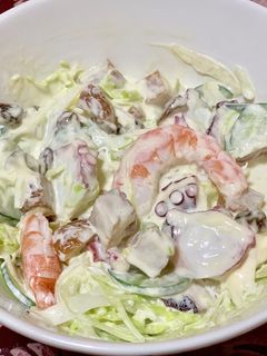 海老とタコのサラダ-レシピのメイン写真