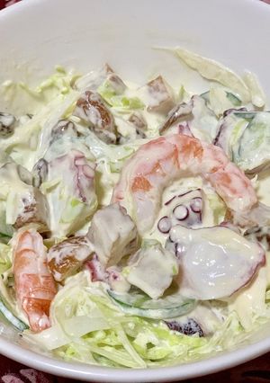 海老とタコのサラダ-レシピのメイン写真