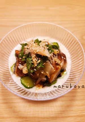 うなぎと山芋とろろの小鉢-レシピのメイン写真