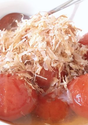丸ごとトマトの冷煮浸し＊おダシしみしみ＊-レシピのメイン写真