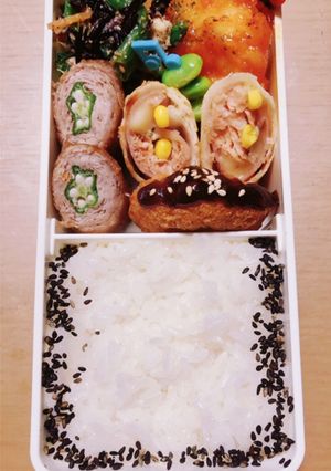 20200722中学２年男子お弁当-レシピのメイン写真