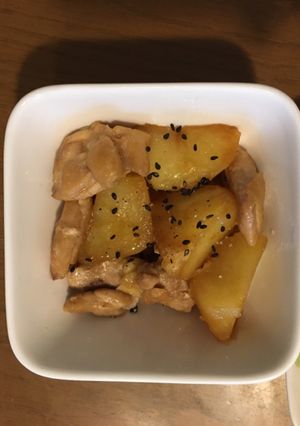 照りうま！じゃが鶏のめんつゆバター炒め-レシピのメイン写真