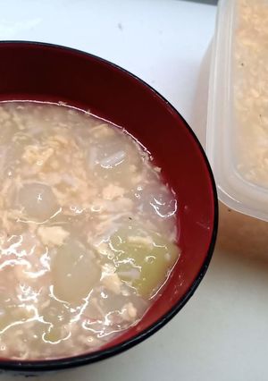 冷めても美味！ 夕顔の中華風卵あんかけ-レシピのメイン写真