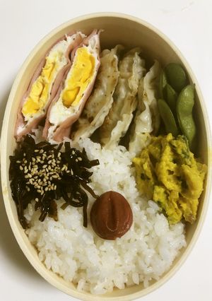 中学男子弁当　餃子編-レシピのメイン写真