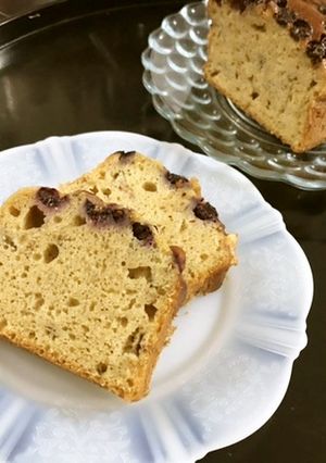 全粒粉バナナパウンド　バターなし-レシピのメイン写真