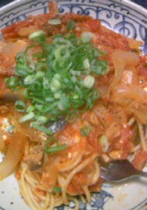 茄子とｸﾘﾁｰのﾄﾏﾄｿｰｽﾊﾟｽﾀ-レシピのメイン写真