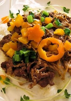 牛肉ちらし寿司（透析食）-レシピのメイン写真