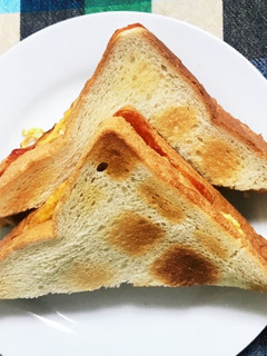 5分で簡単☆ベーコンエッグトースト-レシピのメイン写真
