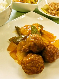 肉団子の甘酢あん(透析食)-レシピのメイン写真