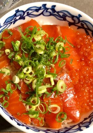 鮭の漬け丼-レシピのメイン写真