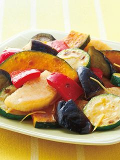 夏野菜の焼き浸し-レシピのメイン写真