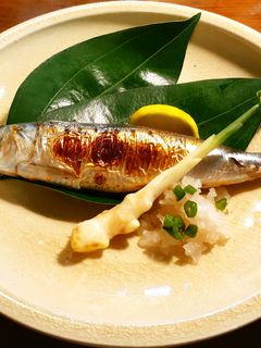 鰯の塩焼き&発酵玉葱 グランシェフで-レシピのメイン写真