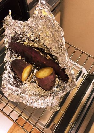 グリルレンジグリルで焼き芋♪-レシピのメイン写真