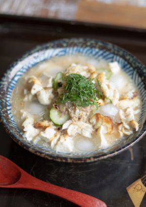 暑い日こそサラリと「ふぐの冷や汁」-レシピのメイン写真