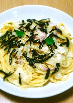 仕事疲れパパっとタラコクリームスパゲティ-レシピのメイン写真