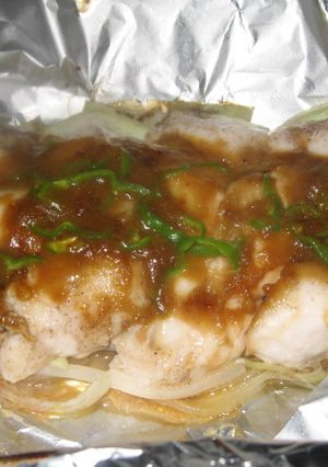 ささみのホイル焼き♪オイカレーソースで-レシピのメイン写真
