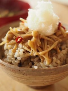 ピリ辛なめたけ-レシピのメイン写真