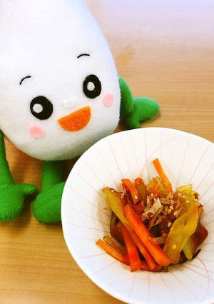 【エコレシピ】スイカの皮のきんぴら-レシピのメイン写真